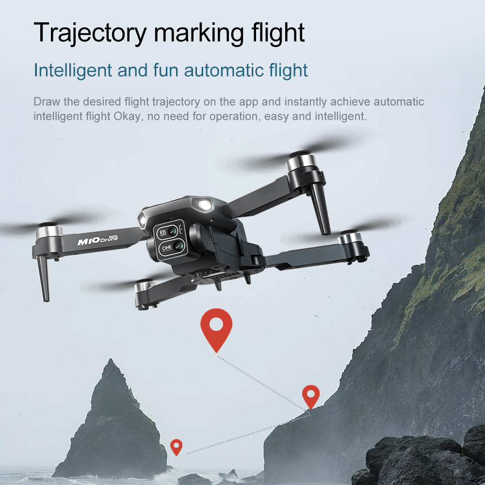 Original Drone M10 4K 5G HD Du - Fpv Brushless Rc Drone 4K recension och pris