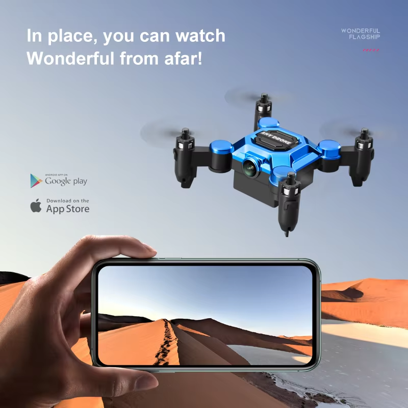 SNQP K04 Mini Foldable Drone 4 - Fpv Brushless Rc Drone 4K recension och pris