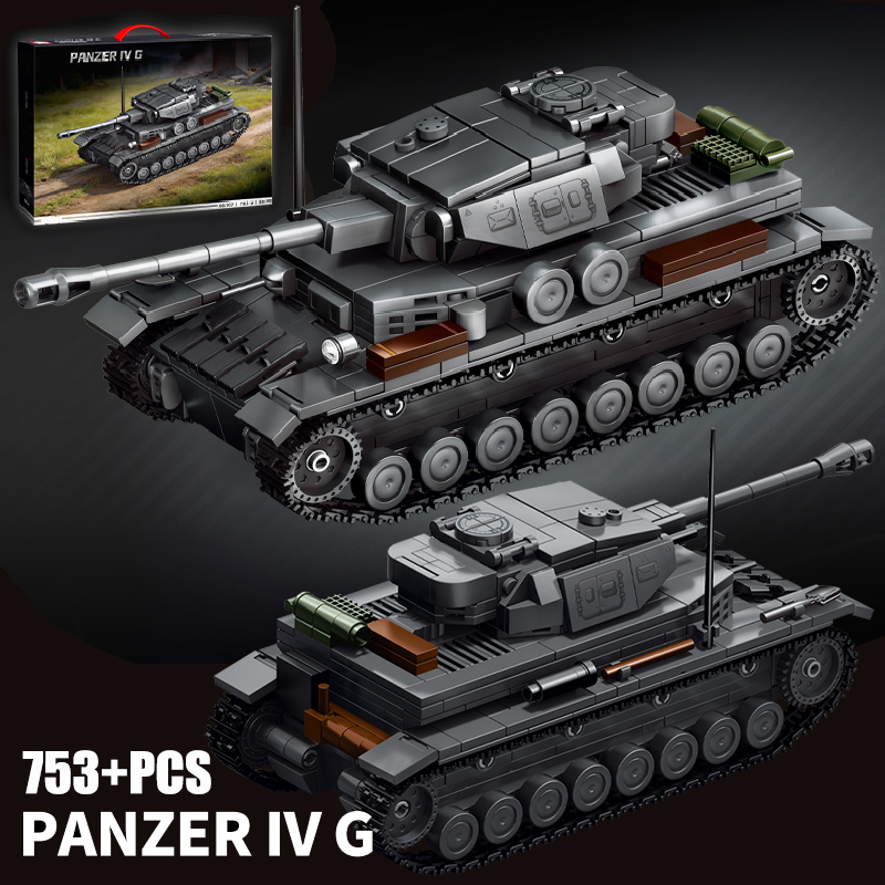 Military 1/35 Scale Panzerkamp - Lego Compatible Military Tank recension och pris