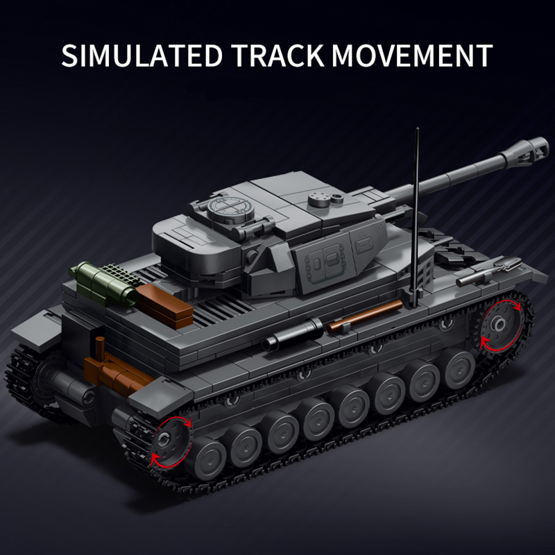 Military 1/35 Scale Panzerkamp - Lego Compatible Military Tank recension och pris